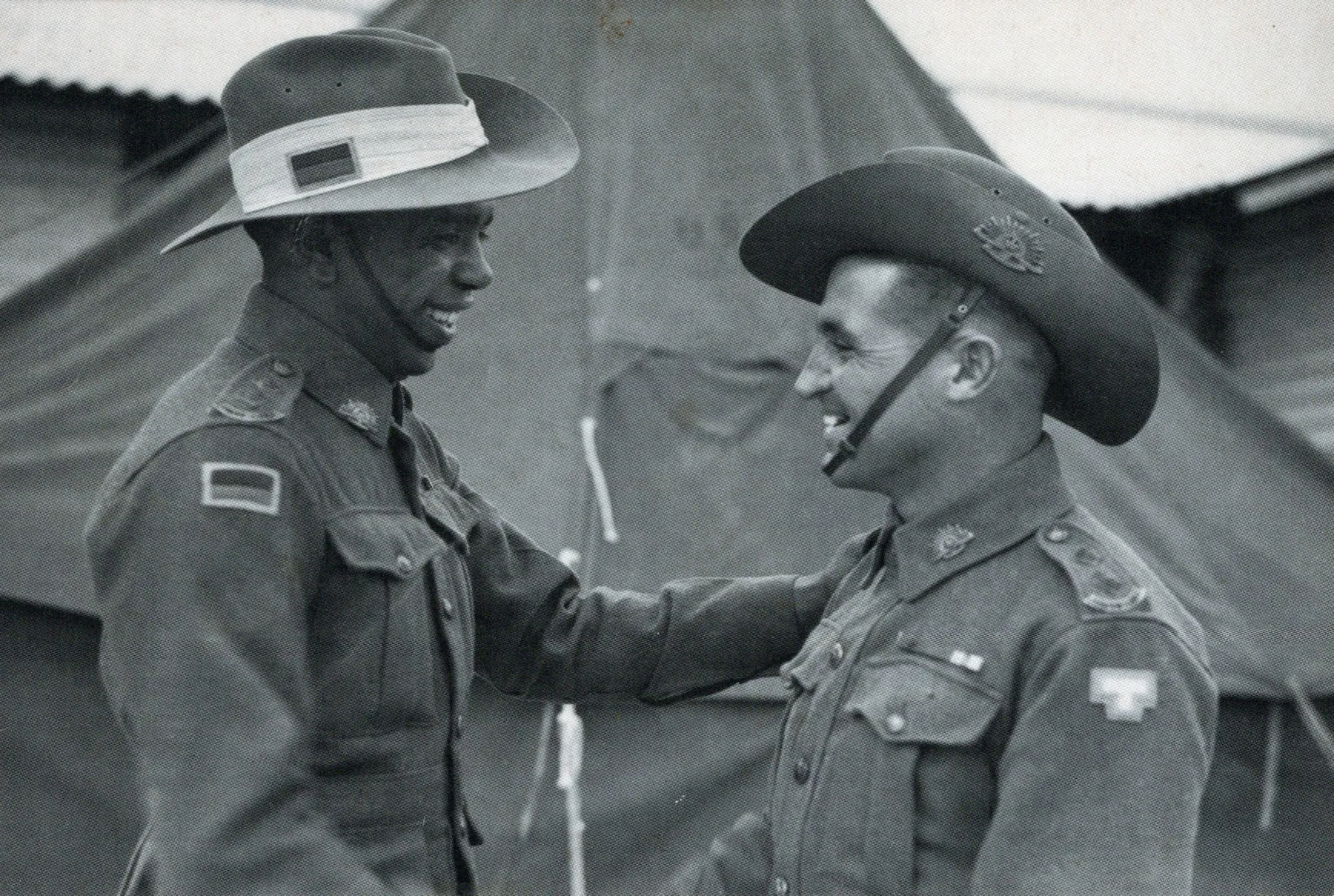 Two soldiers from the Fighting for Country archive