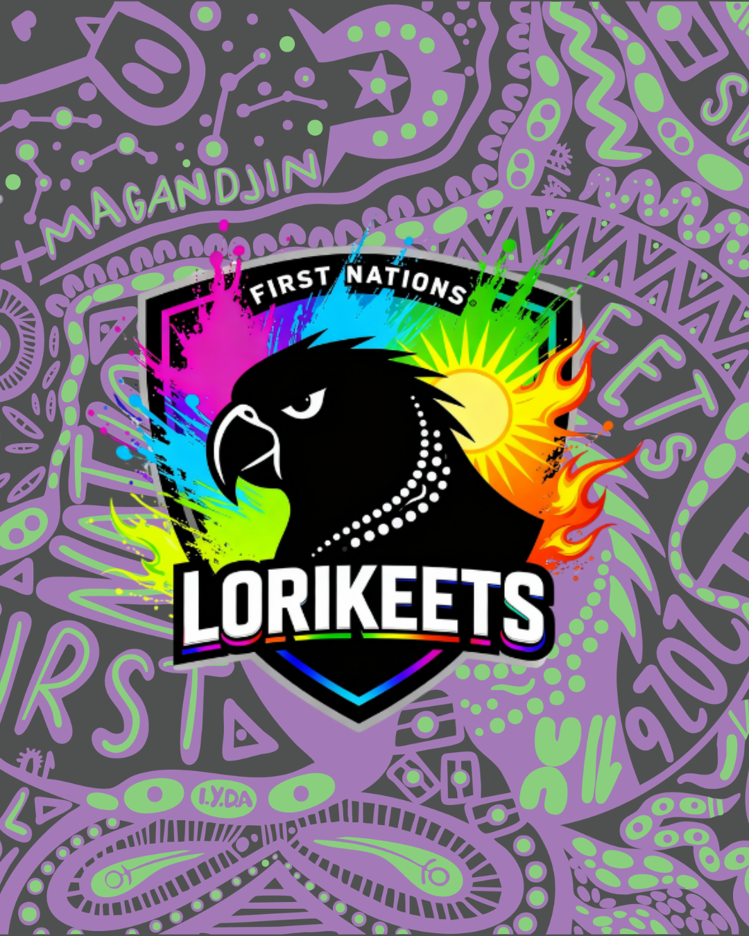 First Nations Lorikeets Rugby Club crest