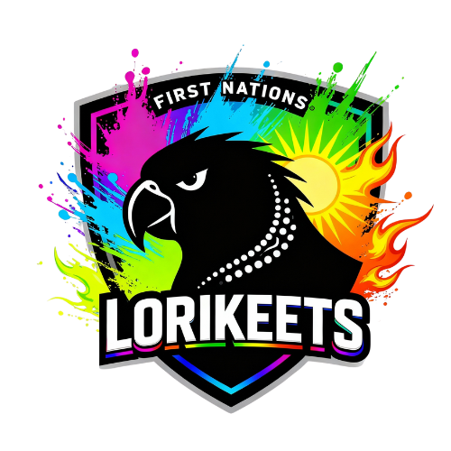 First Nations Lorikeets Rugby Club logo