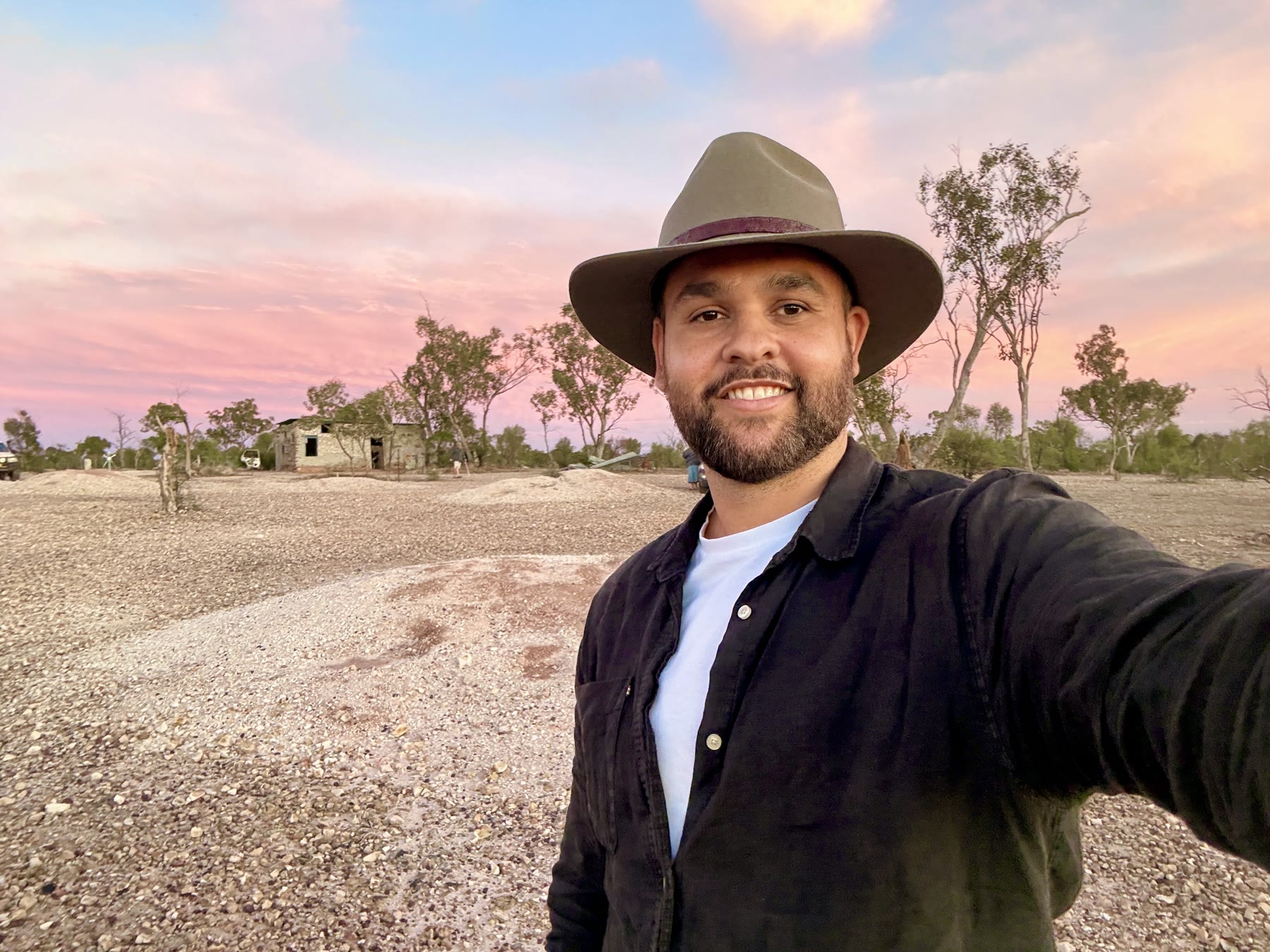 Open country at dusk
